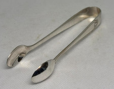 Vintage 1930's Art Deco Silver Plated Sugar Tongs CJ & Co