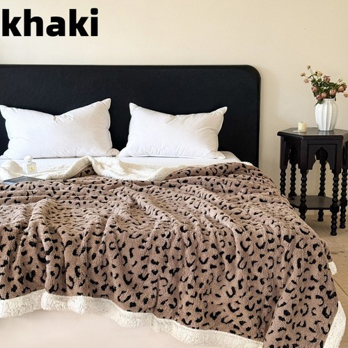 Leopard print throw large - throw,