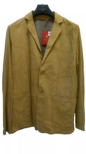 Kapraun mens leather blazer