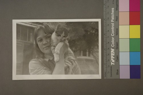 Antique cat lady photograph - antique,