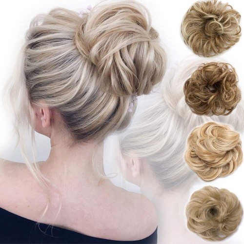 Messy bun hair piece thick - messy,