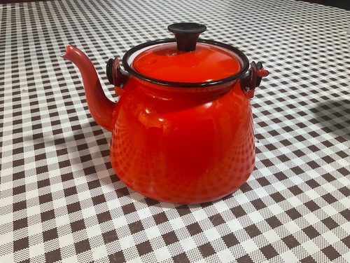 Vintage habitat red enamel - habitat,