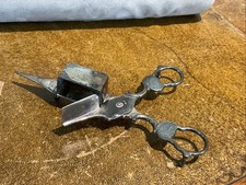 Victorian Silver Plated Candle Snuffer and Wick Trimmer Scissors
