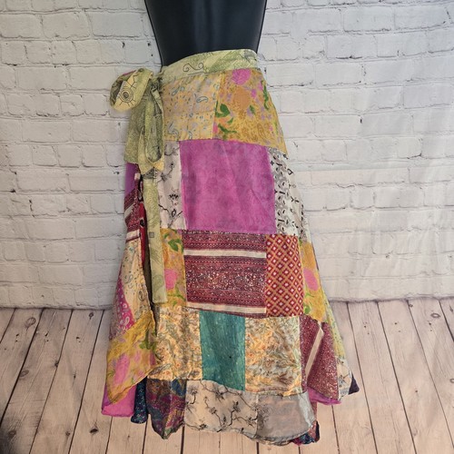 Vintage silk sari magic wrap - silk,