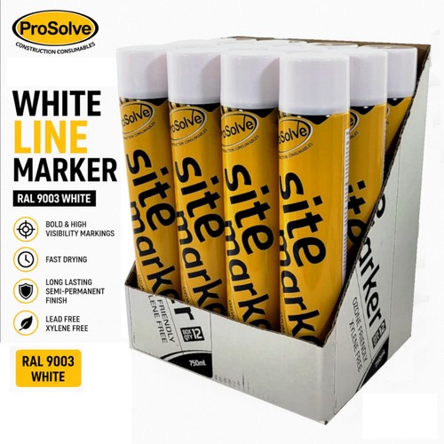 White line marker spray paint - line,