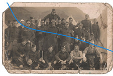 WW1 soldier 10th King's Liverpool Regiment Liverpool Scottish at camp Oct 1914