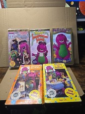 LOT Of 5 Barney 1990S VHS
