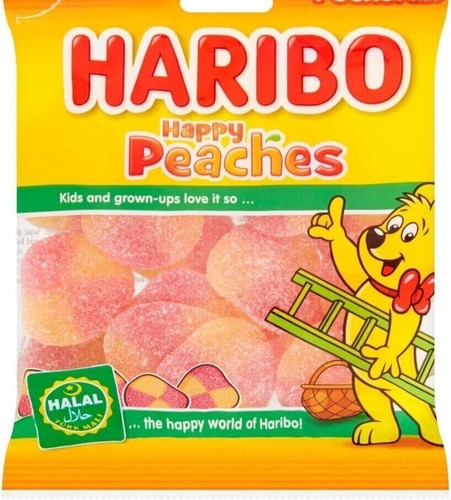 Haribo halal peaches 70g - haribo, 2