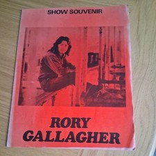 Rory Gallagher 1973 Programme  from Newcastle city hall. 