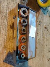 ridgid pipe threader Dies 1 & 1/2" 1" 3/4" 1/2" 3/8" Manual Ratchet Machine 