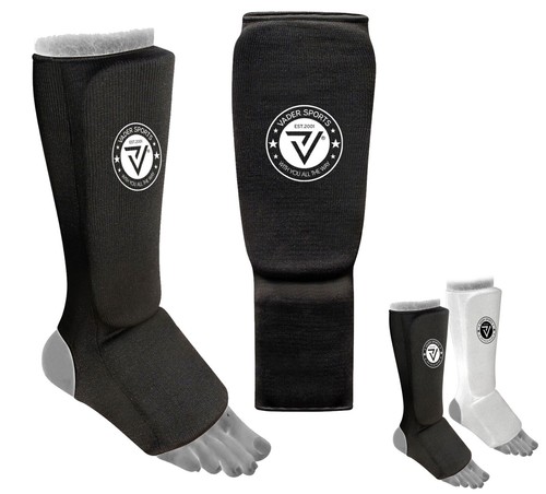 Boxing shin instep pads - boxing,