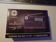 Steepletone SAB2019 - 14 Band Airband/MW/SW1-11/FM Handheld Portable Batt Radio