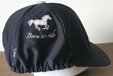 Carrots Horse Riding Hat Cover - Born to Ride - one size