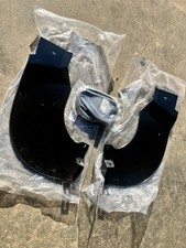 VW Early Bay Camper / Bus Rear Bumper Splash Pans. Pair  With Fitting Kit. 