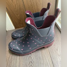 Joules Wellibob Polka Dot Rain
