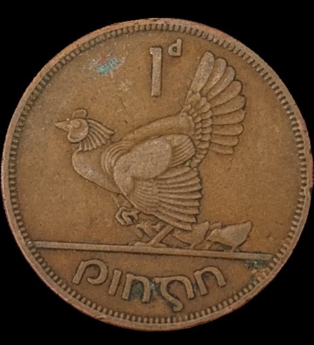 1942 ireland old irish penny - 1942,