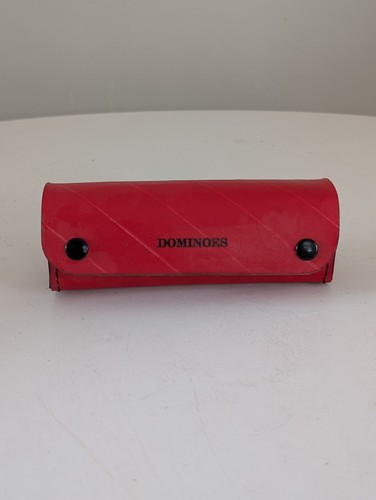 Domino set red - in, faux