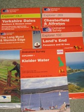 OS Ordnance Survey  Explorer maps - assorted editions, good condition From £1.99