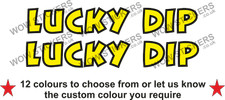 2 x  Lucky Dip Stickers street