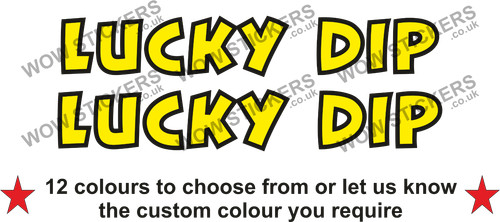 Lucky dip stickers - lucky, street