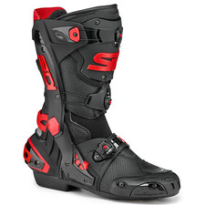Sidi Rex Air Motorcycle Boots - Black/Red (2024) (CE)
