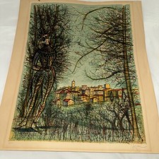 Jean Carzou Vence unframed art