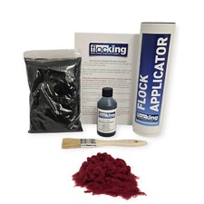 Flocking Kit Wine  Small - Dashboard Flock Adhesive Applicator - Craft