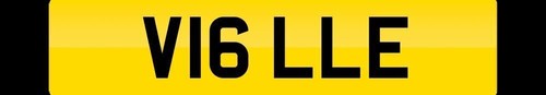 Number plate cherished - number,
