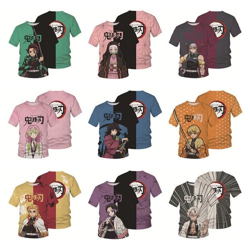 Demon slayer shirts - slayer, 3d