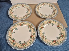 4 X Johnson Brothers Golden Pears 27.5cms Dinner Plates VGC