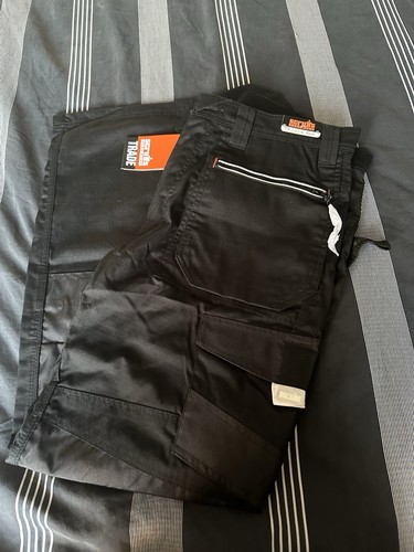 Scruffs ripstop trousers black