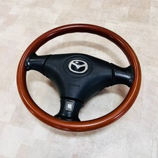 MAZDA Genuine 1999-2005 MIATA ROADSTER NARDI Wood Steering Wheel NB8C MX-5 MX5
