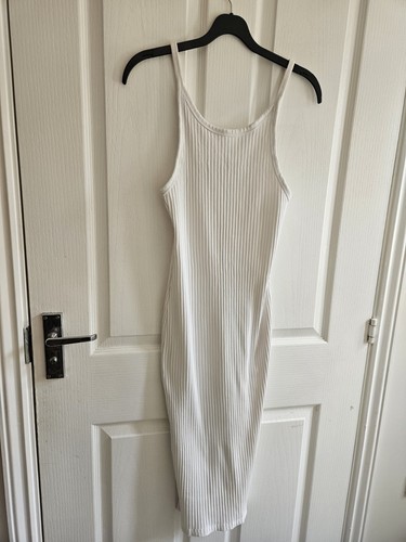 White zara midi - white,