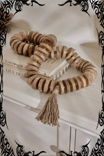 Next Brown Mango Wood Decorative Chain Abstract Sculpture Home Decor