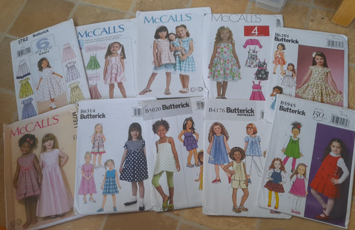 Girls sewing patterns - patterns, bundle