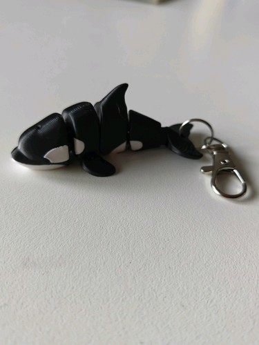 Printed killer whale orca - printed,