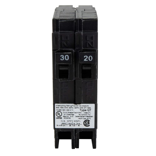 Circuit breaker twin - rv,