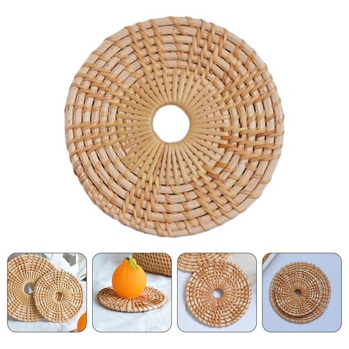 Set brown rattan - set, woven