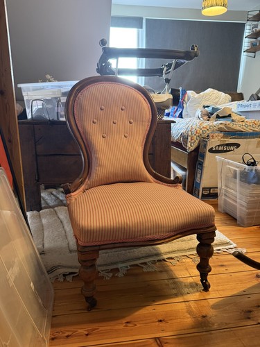 Newly upholstered accent chair - upholstered,