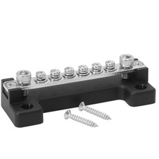 Solar copper bus bar Distribution Power 6 Way Terminal Block 