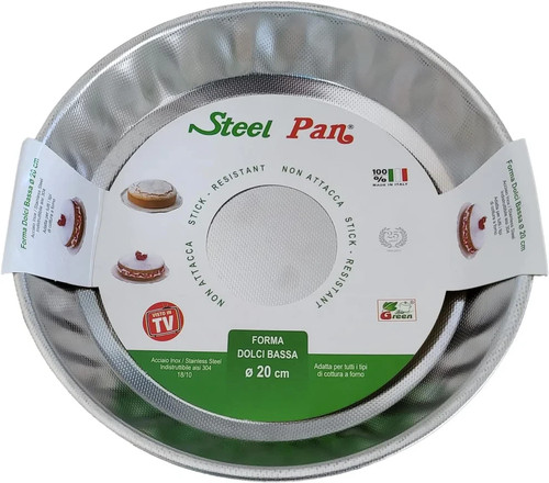Stainless steel pie - stainless, tin