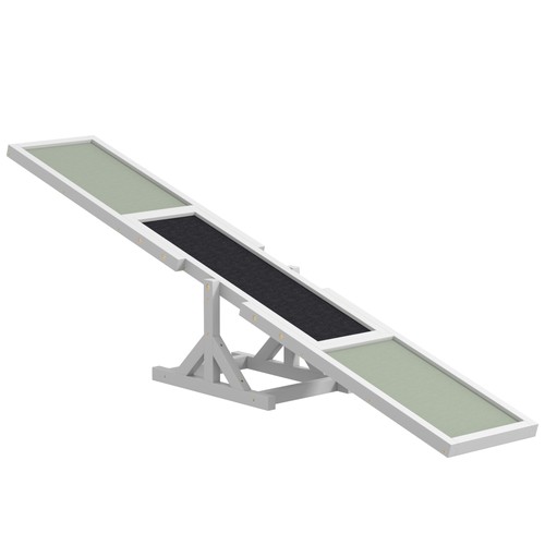 Pawhut wooden pet seesaw for - pet,