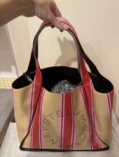 Stella McCartney Stella Logo Raffia Tote Large