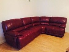 Maroon faux suede leather