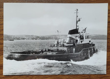 Mumbles Railway Co Postcard – Tug Margam, Mumbles Head – Swansea, Port Talbot
