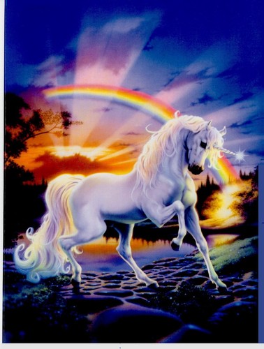 Rainbow unicorn vintage new - vintage,