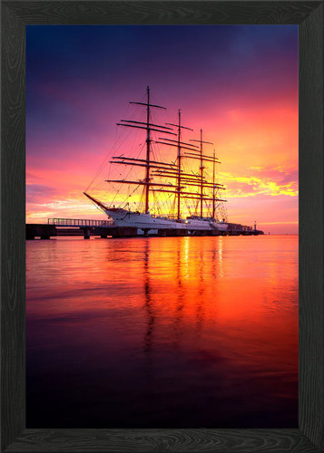 Ship framed wall art - wall, poster