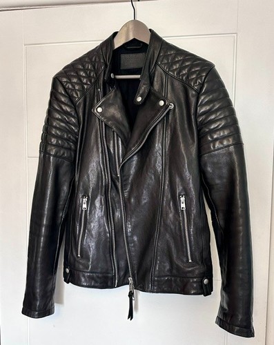 All saints black leather - saints,