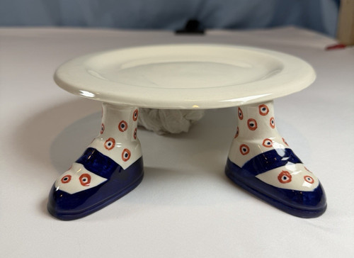 Carlton ware plate feet lustre - feet,