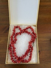 Red Coral Necklace 23in (58cm)